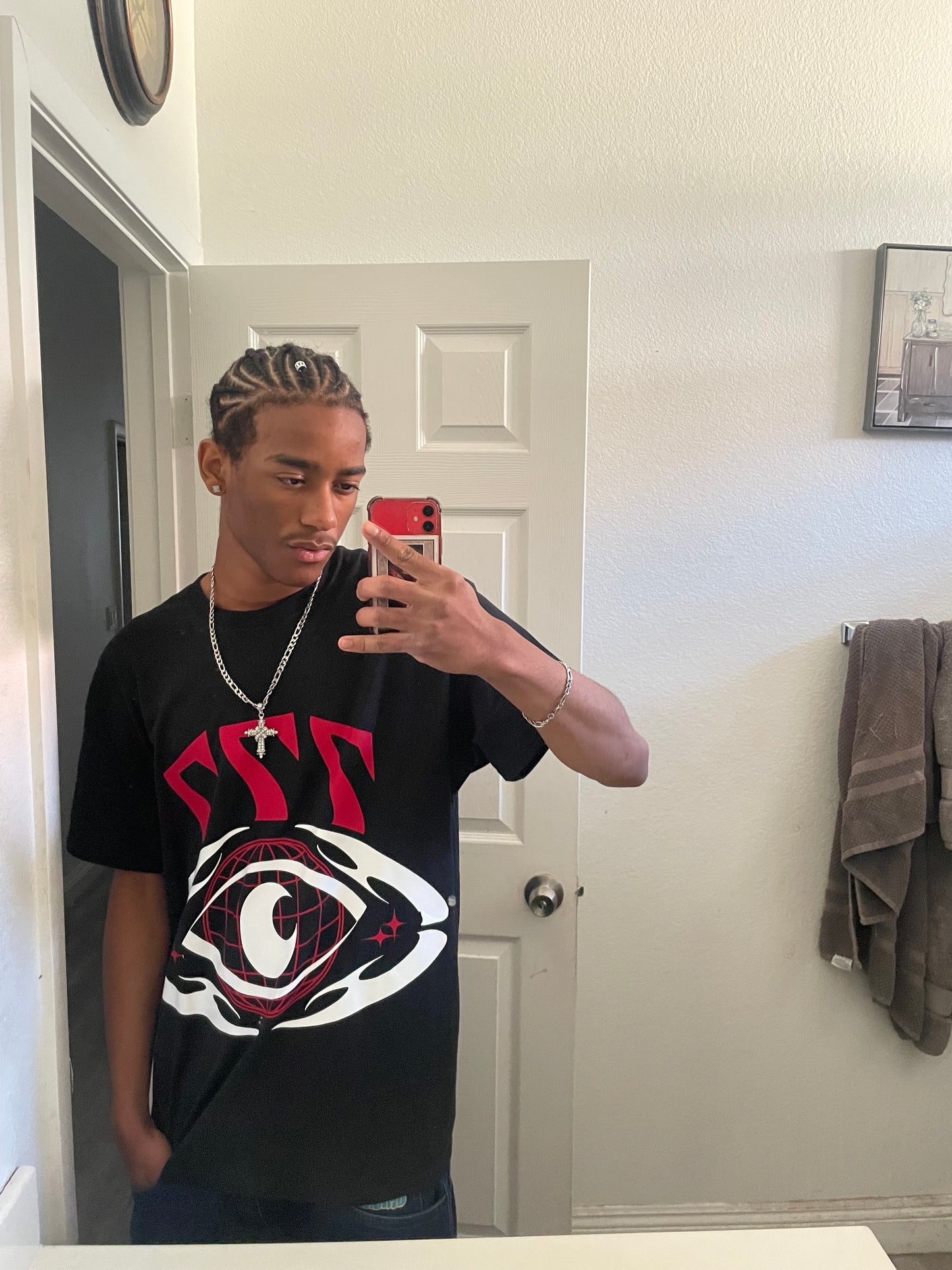 "ALL E7E SEE" Red T-Shirt