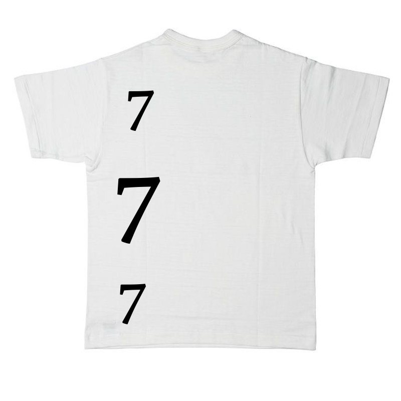 "777" White T-Shirt
