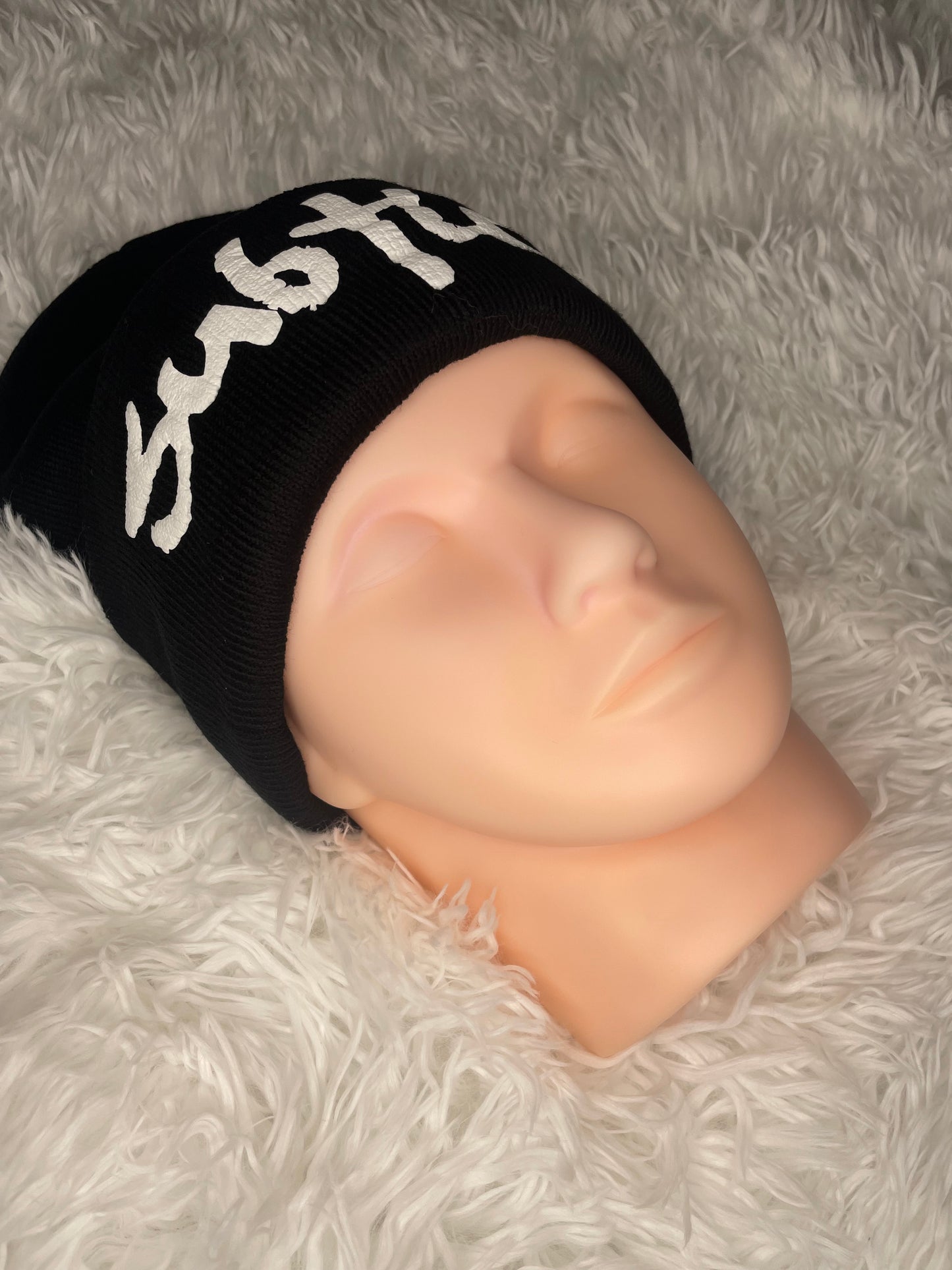 "SUBTLE" Black Beanie